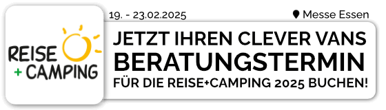 Beratungstermin für die Messe Reise+Camping 2025 in Essen buchen.