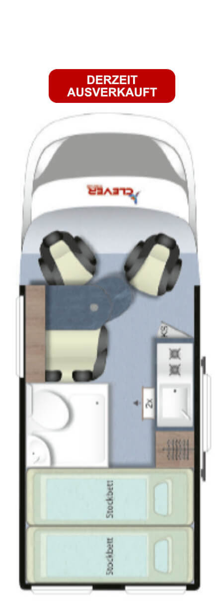 Clever Sunny 540 Grundriss