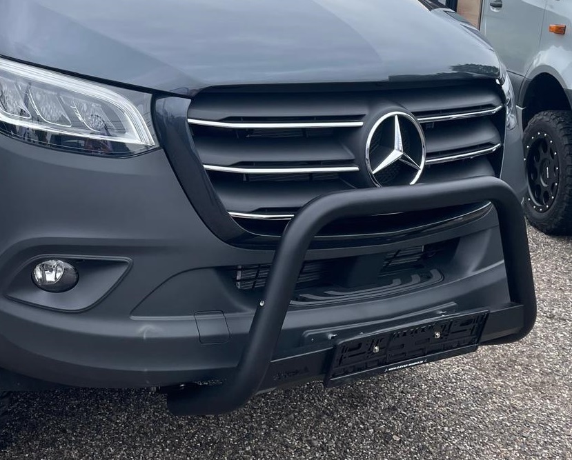 DELTA Frontbügel in schwarz matt 63 mm (MB)