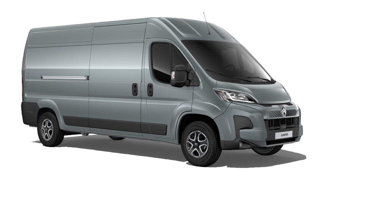 Stoßstange vorne mit Teillackierung in Eisen Grau und Nebelscheinwerfern (Citroen)