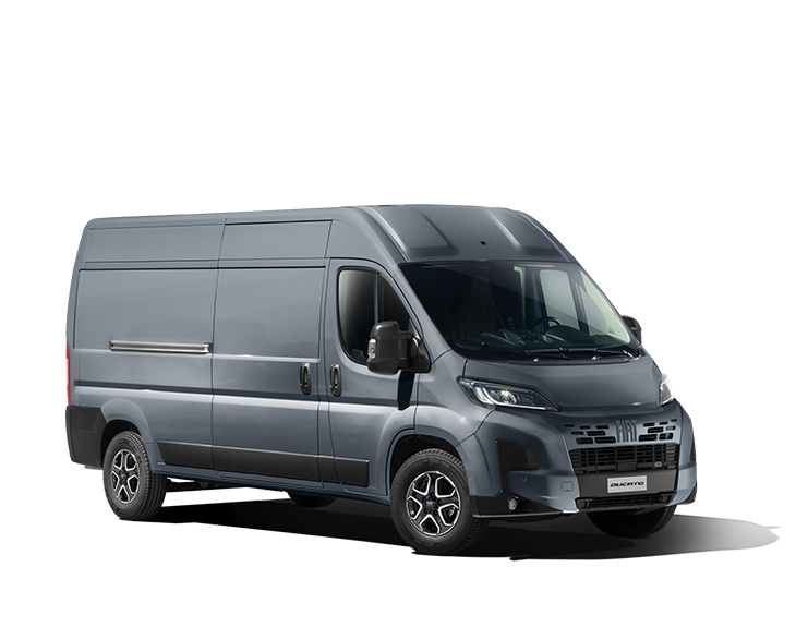 Stoßstange vorne mit Teillackierung in Fer Grau und Nebelscheinwerfern (Fiat)