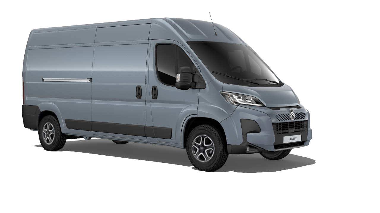 Stoßstange vorne mit Teillackierung in Thunder Grau und Nebelscheinwerfern (Citroen)